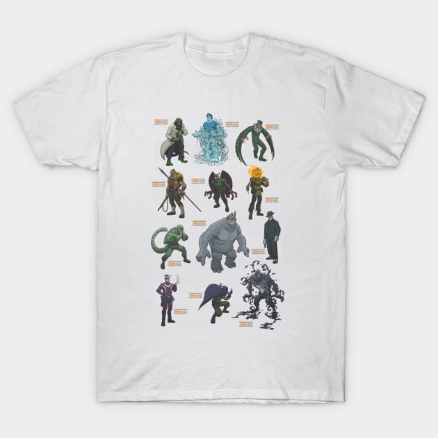 Villains III T-Shirt by DCMiller01